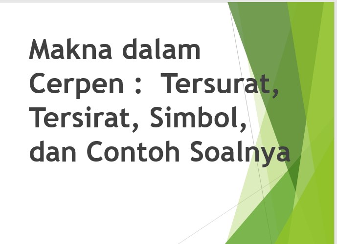 Detail Contoh Pesan Tersirat Nomer 36