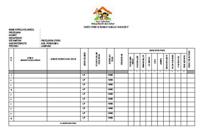 Detail Contoh Phbs Rumah Tangga Nomer 27