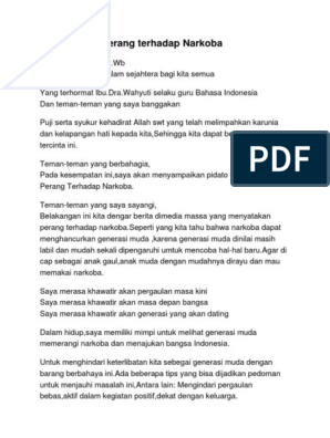 Detail Contoh Pidato Narkoba Nomer 43