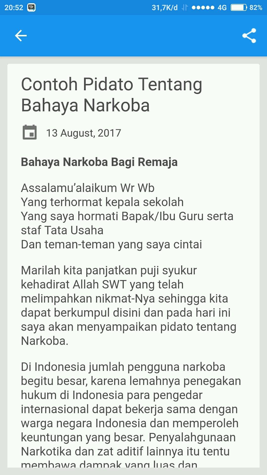 Detail Contoh Pidato Narkoba Nomer 54