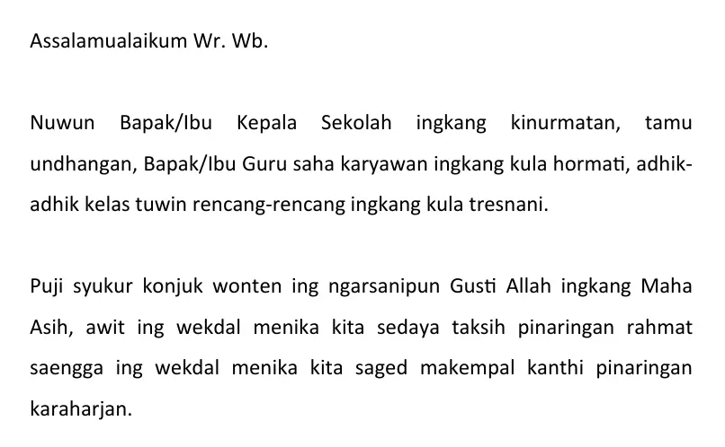 Detail Contoh Pidato Pendek Nomer 31