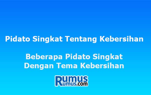 Detail Contoh Pidato Singkat Nomer 53