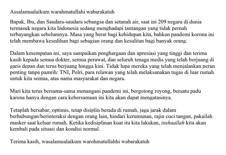 Detail Contoh Pidato Singkat Tentang Covid 19 Nomer 36