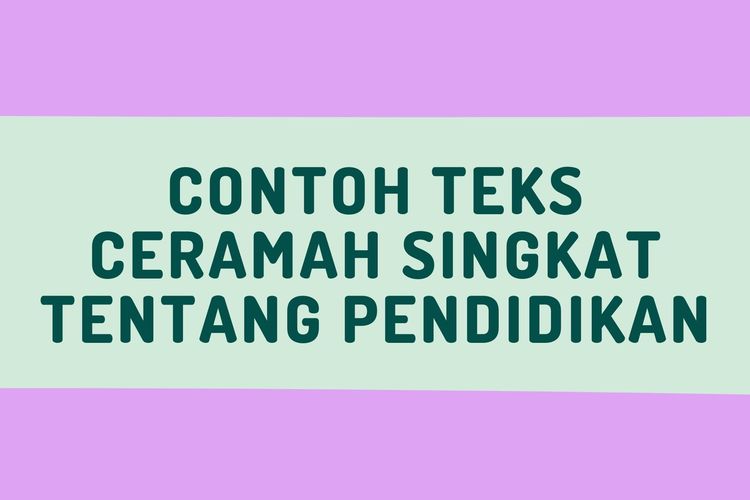 Detail Contoh Pidato Singkat Tentang Pendidikan Nomer 27