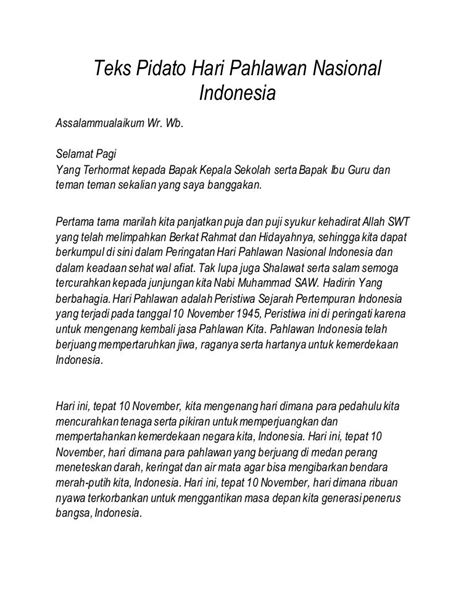 Detail Contoh Pidato Tentang Hari Pahlawan Nomer 6