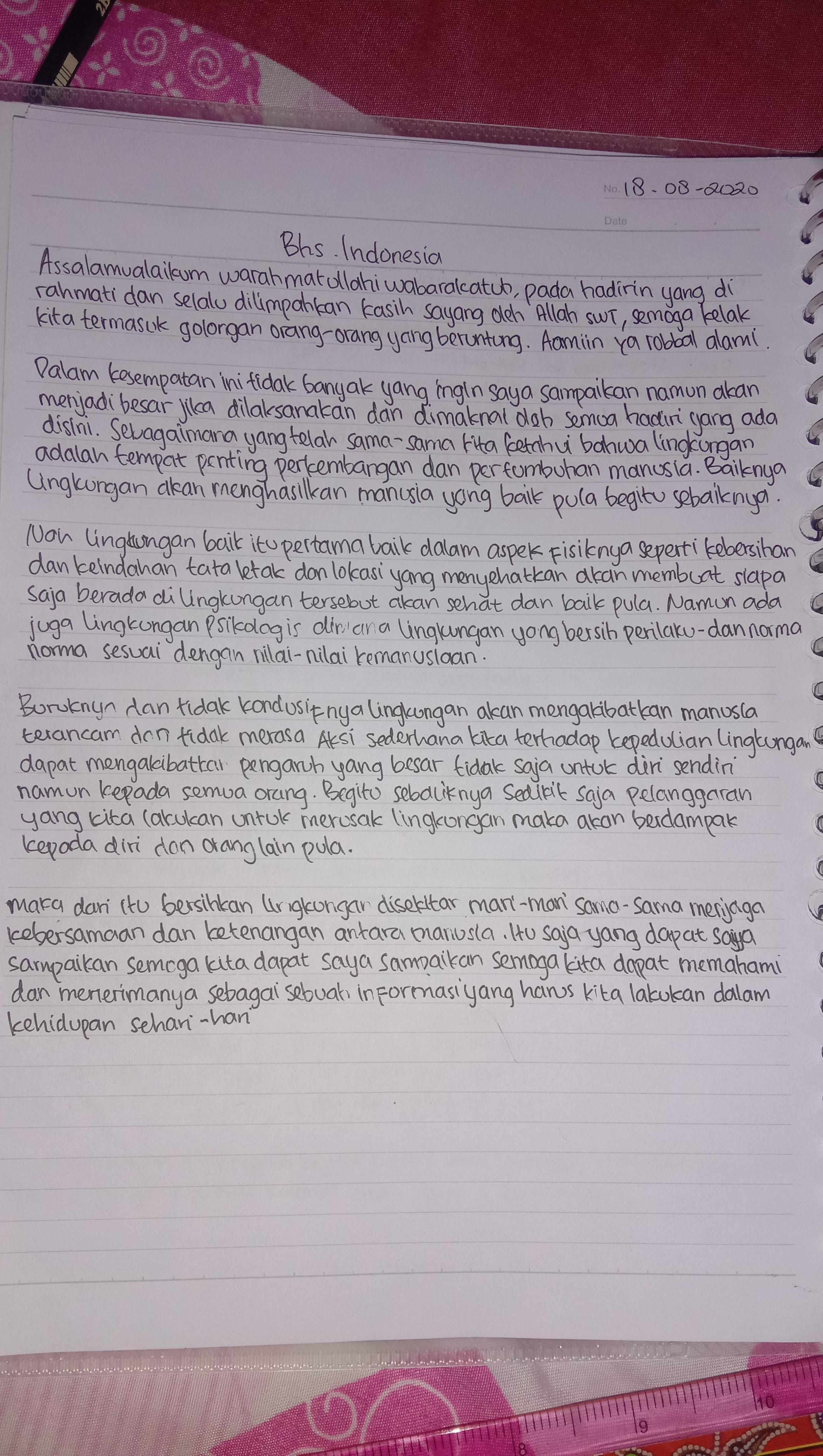 Detail Contoh Pidato Tentang Lingkungan Nomer 50