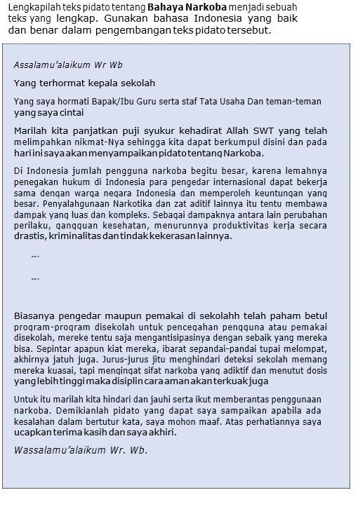 Detail Contoh Pidato Tentang Narkoba Nomer 8