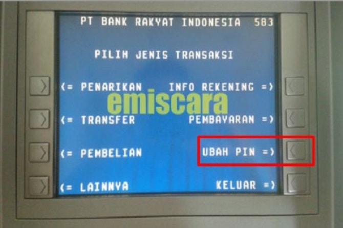 Contoh Pin Atm Bri - KibrisPDR