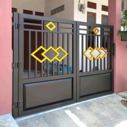 Detail Contoh Pintu Pagar Besi Nomer 11