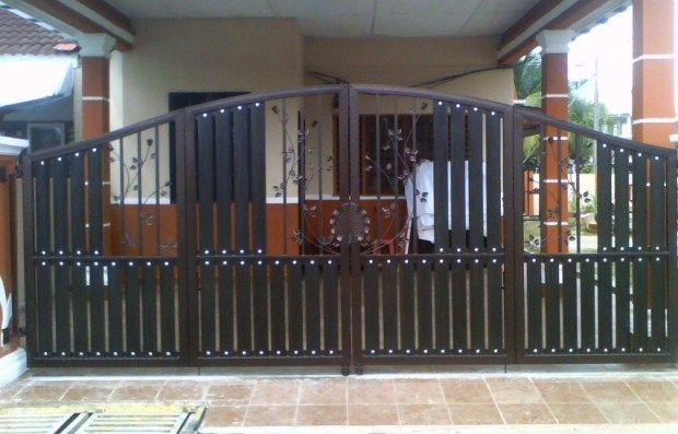 Detail Contoh Pintu Pagar Besi Nomer 9