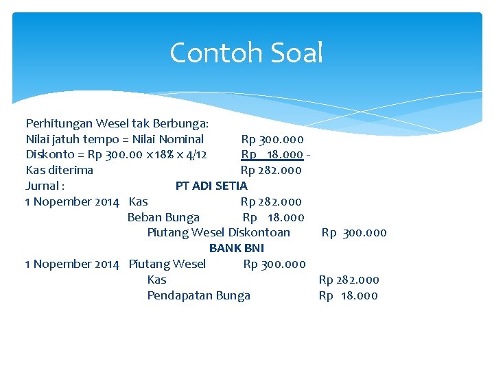 Detail Contoh Piutang Wesel Nomer 36