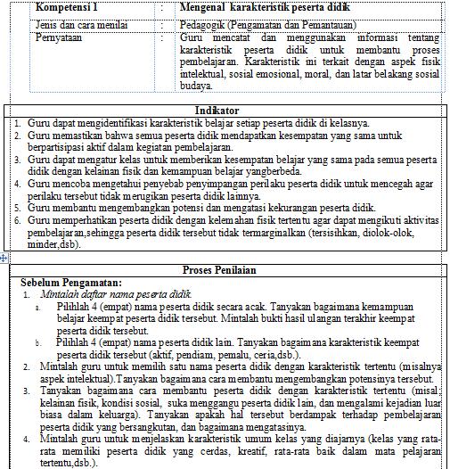 Detail Contoh Pkg Guru Yang Sudah Diisi Nomer 16