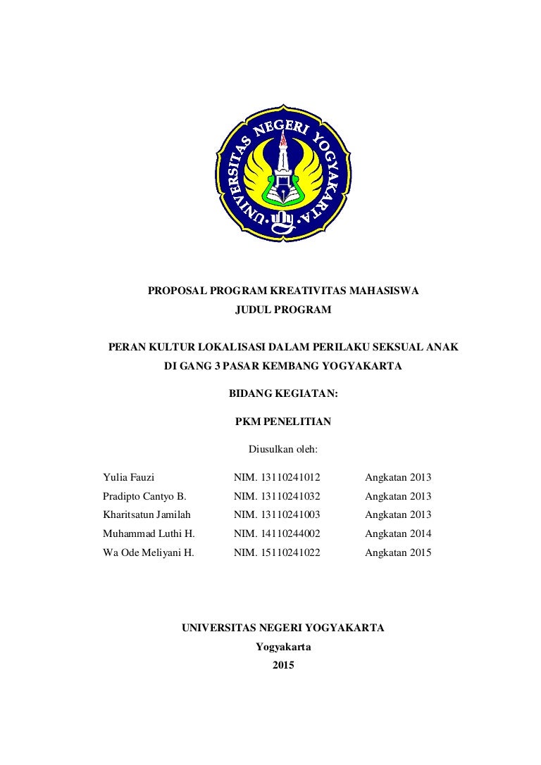 Contoh Pkm Penelitian Sosial - KibrisPDR