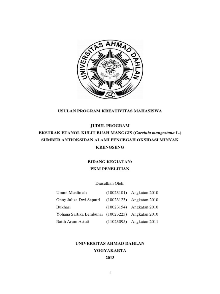 Detail Contoh Pkm Penelitian Sosial Nomer 12