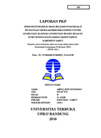 Detail Contoh Pkp Ut Nomer 38