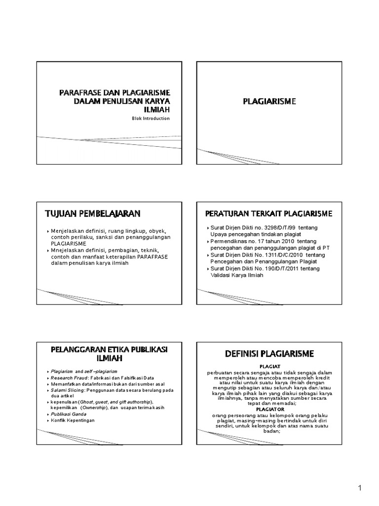 Detail Contoh Plagiarisme Dalam Karya Ilmiah Nomer 34