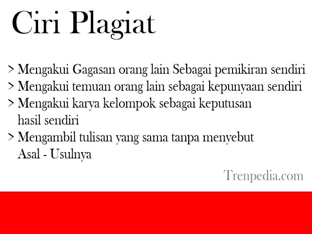 Detail Contoh Plagiarisme Dalam Karya Ilmiah Nomer 8