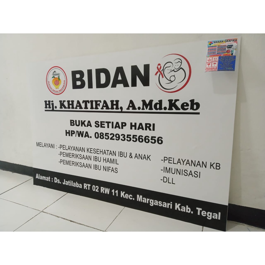 Detail Contoh Plang Bidan Terbaru Nomer 3