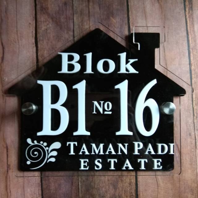 Detail Contoh Plat Nomor Rumah Nomer 39