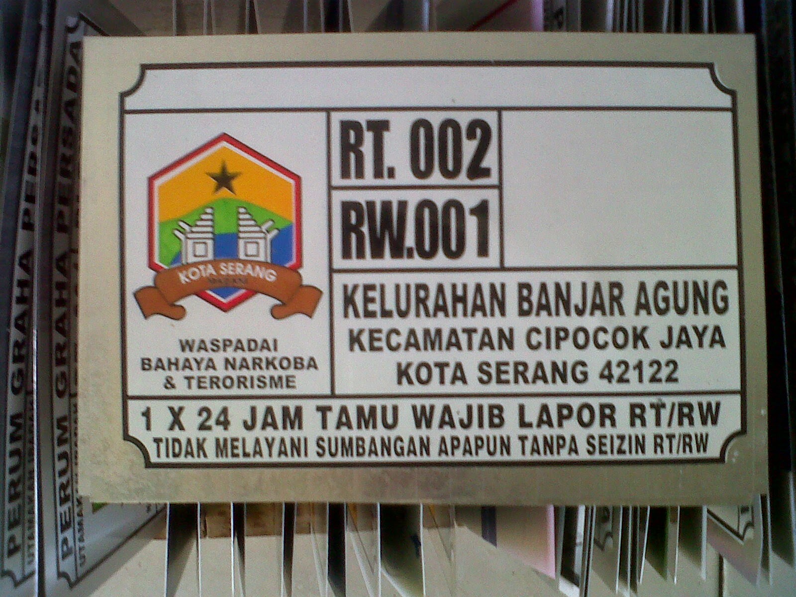 Detail Contoh Plat Nomor Rumah Nomer 47