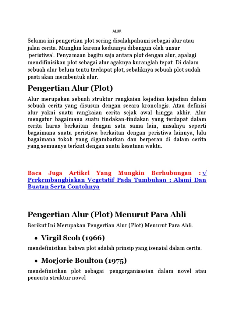 Detail Contoh Plot Cerita Nomer 32