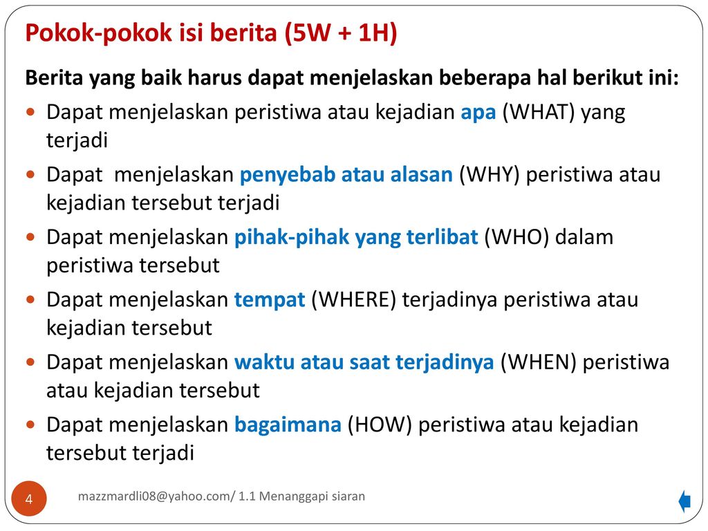 Detail Contoh Pokok Berita Nomer 18