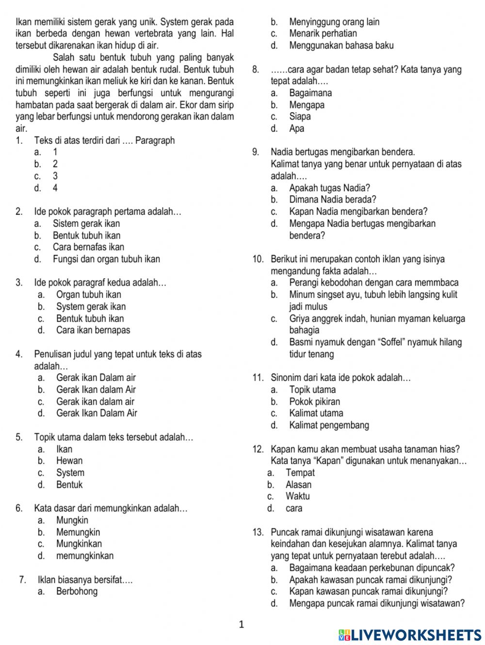 Detail Contoh Pokok Pikiran Nomer 32