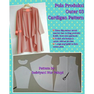 Detail Contoh Pola Cardigan Nomer 34