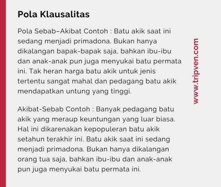 Detail Contoh Pola Kronologis Nomer 6