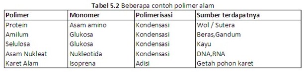 Detail Contoh Polimer Alami Nomer 2