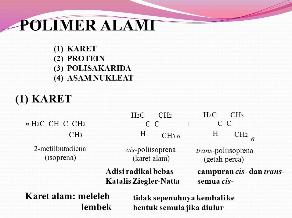 Detail Contoh Polimer Alami Nomer 25