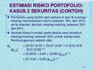 Detail Contoh Portofolio Investasi Nomer 46