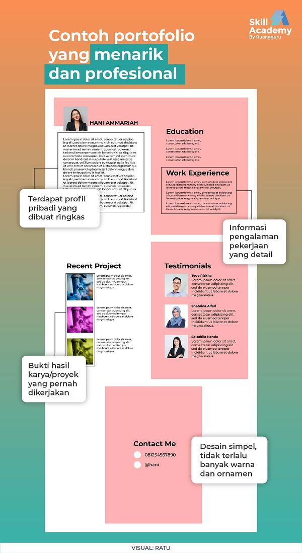 Detail Contoh Portofolio Mahasiswa Nomer 5