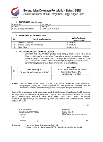 Detail Contoh Portofolio Olahraga Nomer 15