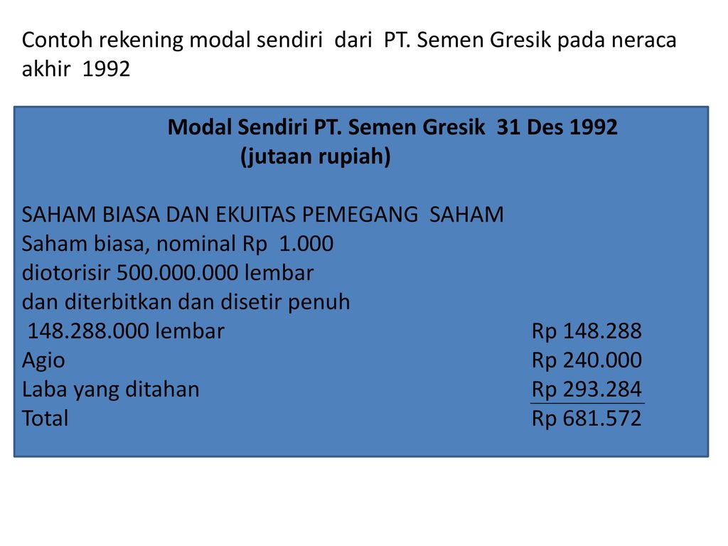 Detail Contoh Portofolio Saham Nomer 47