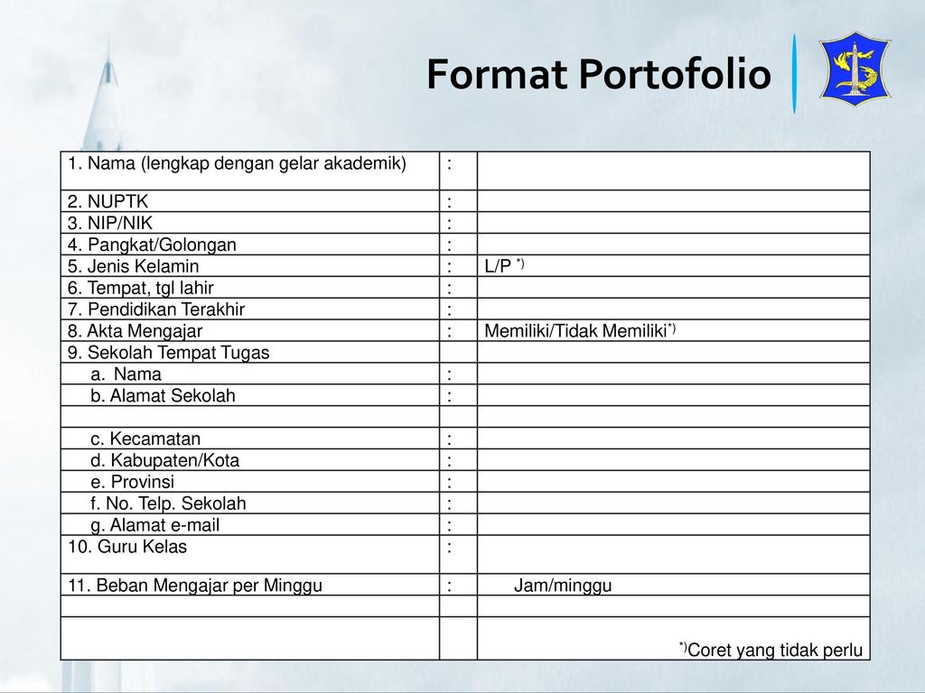 Detail Contoh Portofolio Siswa Sd Kelas 4 Nomer 43