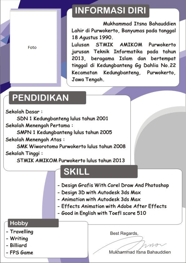 Detail Contoh Portofolio Siswa Sma Nomer 21