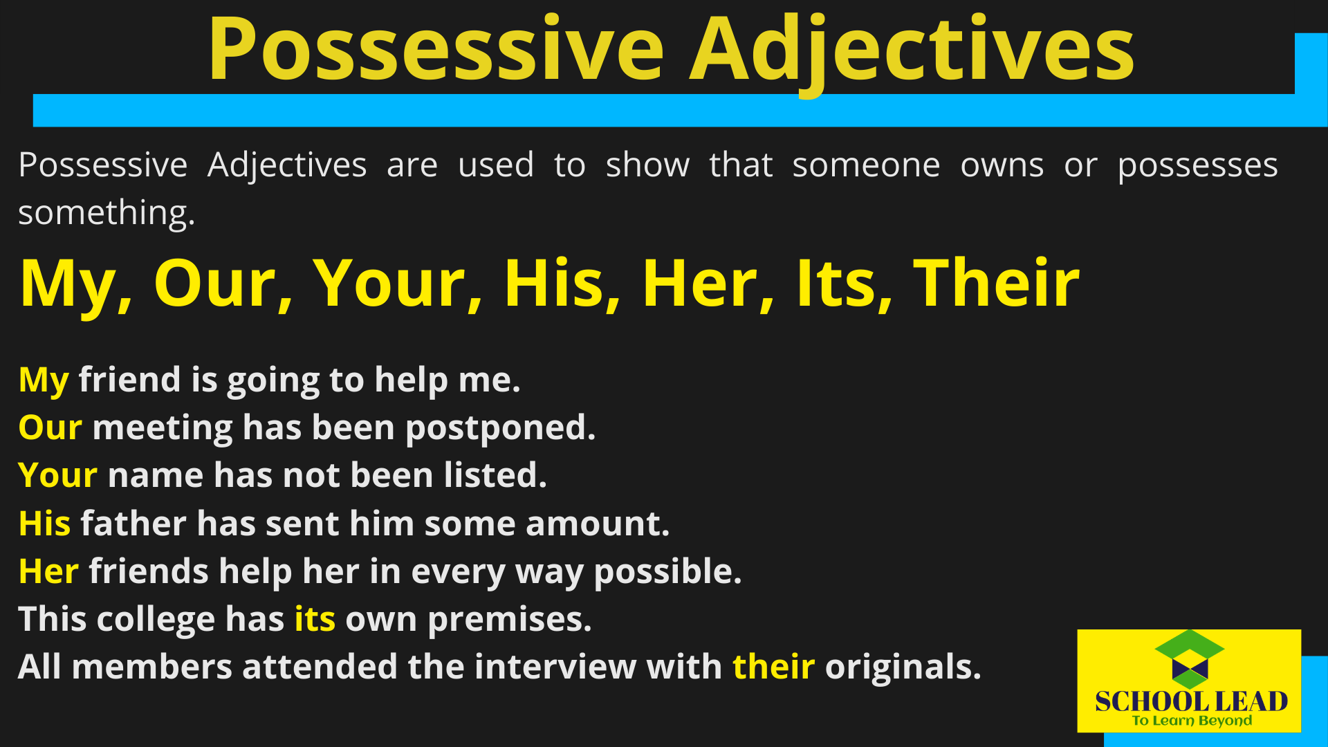 Detail Contoh Possessive Pronoun Nomer 41