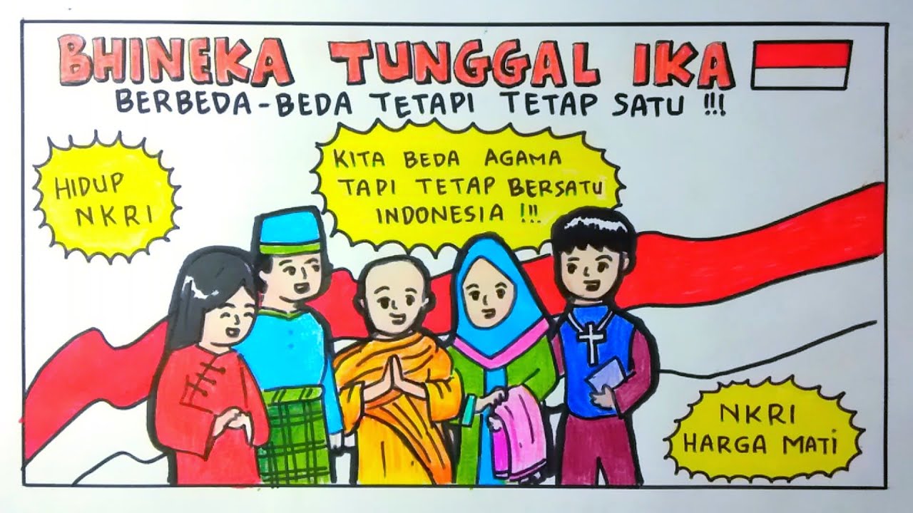 Detail Contoh Poster Bhineka Tunggal Ika Nomer 5