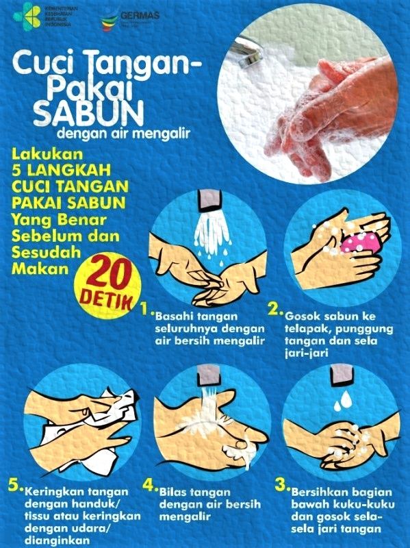 Detail Contoh Poster Cuci Tangan Pakai Sabun Nomer 8