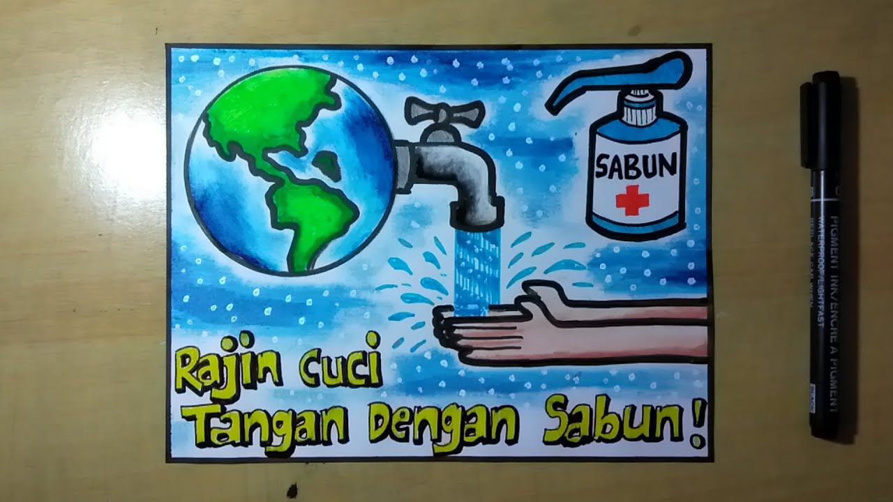 Detail Contoh Poster Cuci Tangan Yang Benar Nomer 27