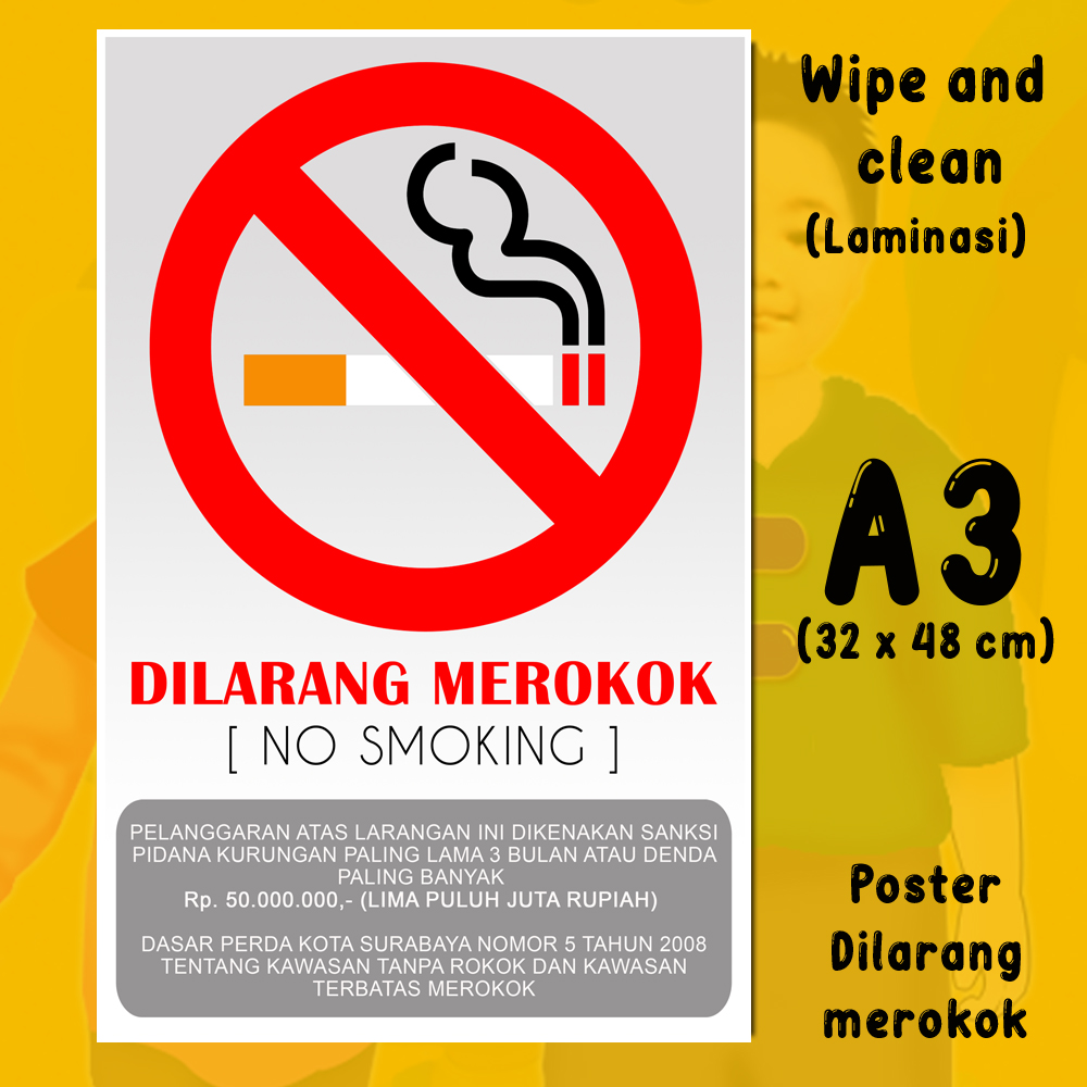 Detail Contoh Poster Dilarang Merokok Nomer 20