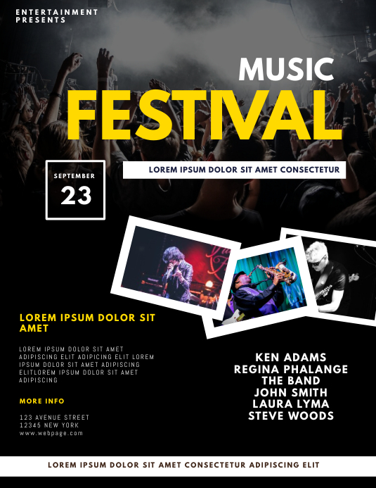 Detail Contoh Poster Festival Band Nomer 16