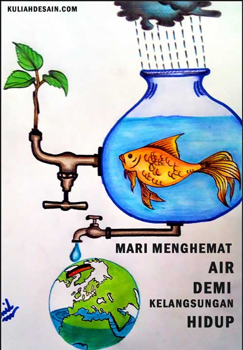 Detail Contoh Poster Gambar Poster Hemat Air Yang Mudah Dan Bagus Nomer 15