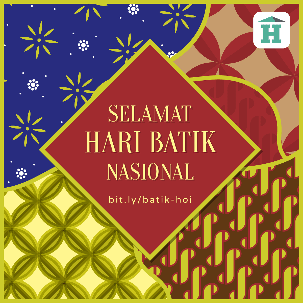 Detail Contoh Poster Hari Batik Nasional Nomer 4