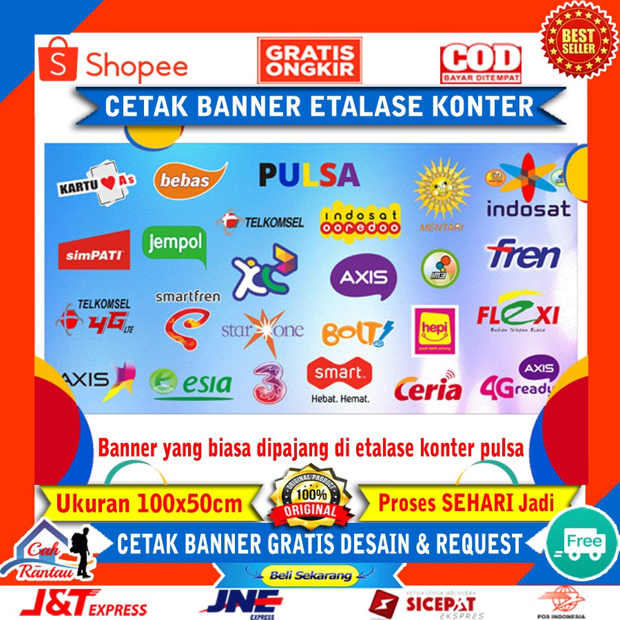 Detail Contoh Poster Jualan Pulsa Nomer 8