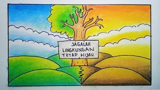 Detail Contoh Poster Lingkungan Yang Mudah Digambar Nomer 12