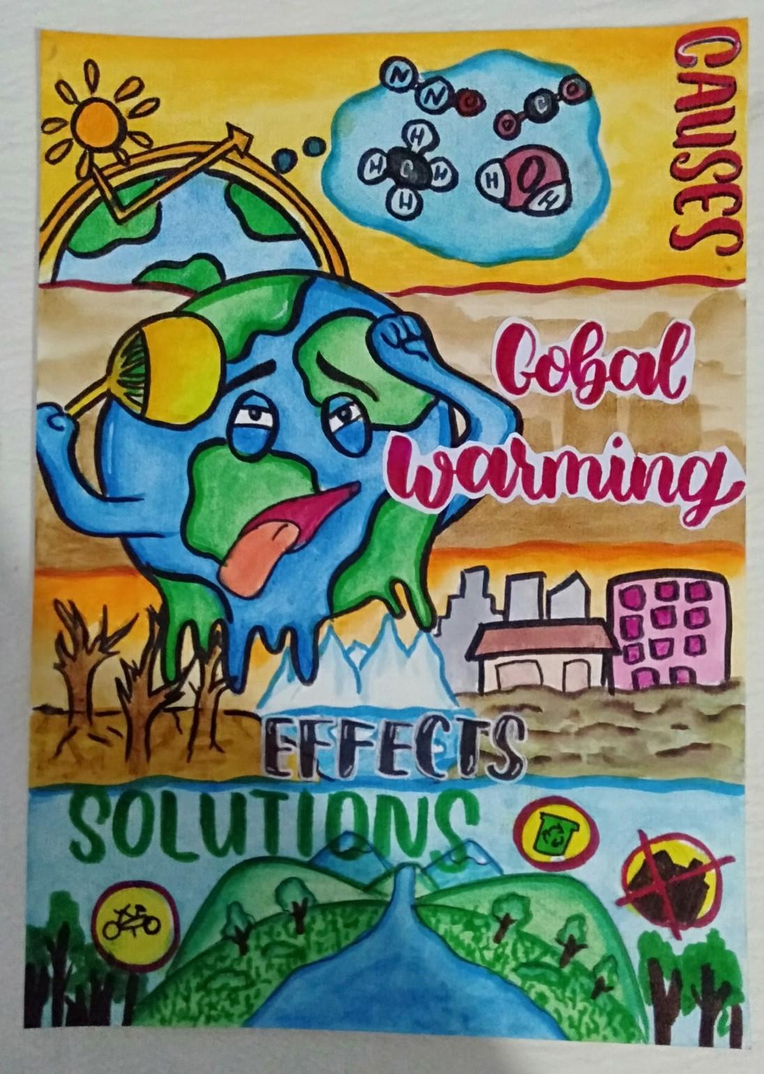 Detail Contoh Poster Menanggulangi Pemanasan Global Nomer 17