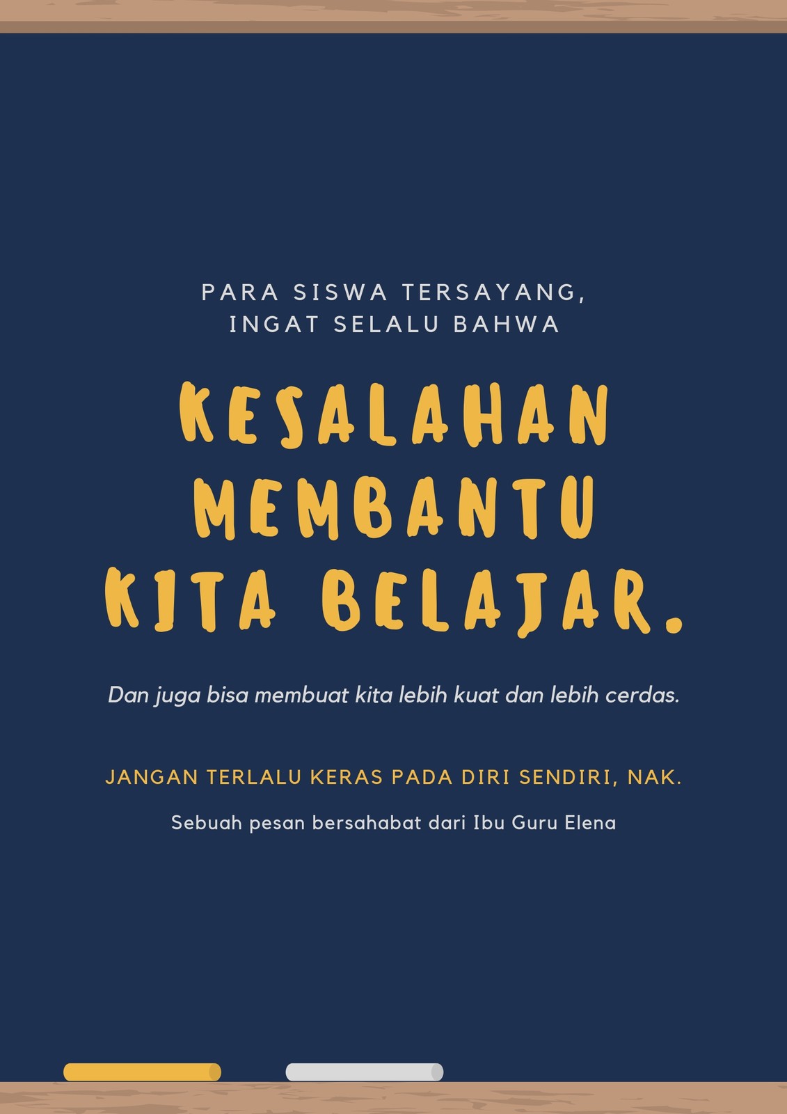 Detail Contoh Poster Motivasi Belajar Nomer 27