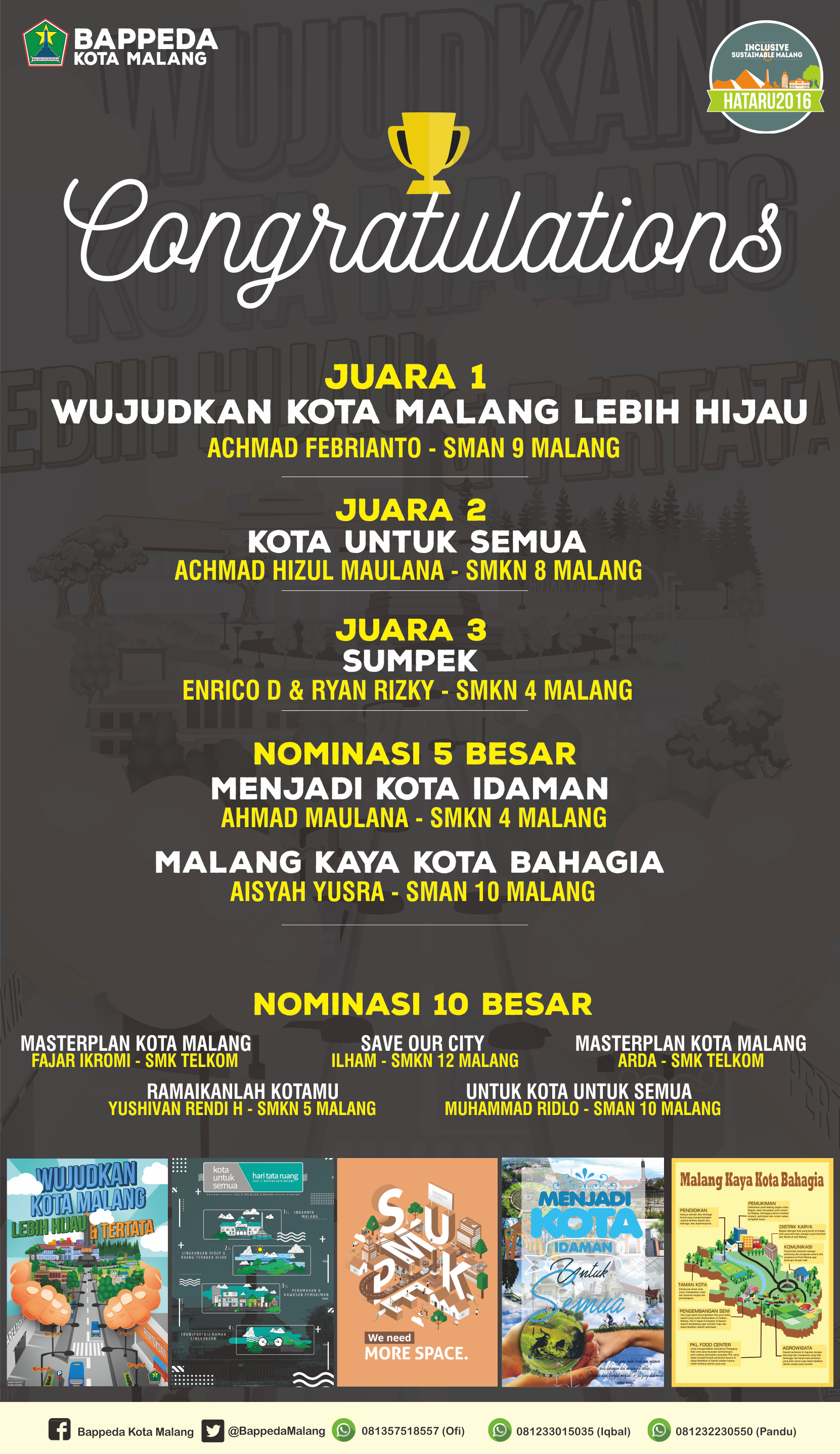 Detail Contoh Poster Pengumuman Nomer 18